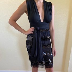 Blithe Built in Bodysuit Mesh Dress